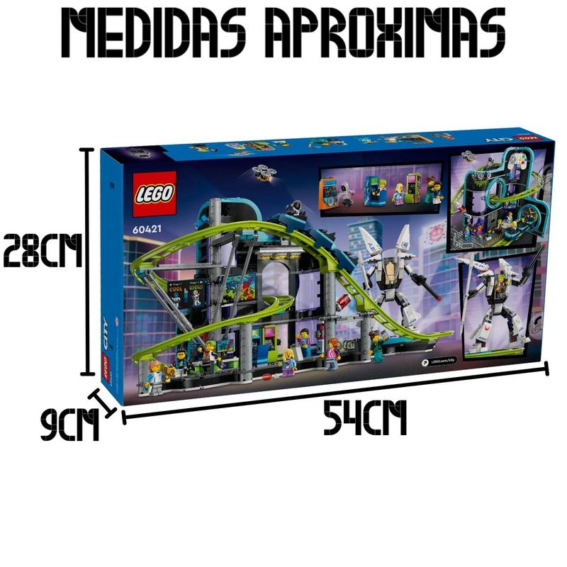 Lego City Parque De Montanha Russa Robot World - 60421 Lego